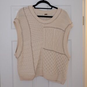 Free People Take The Plunge Sweater Vest